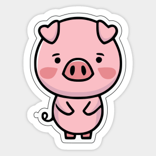 Cute Pig Sticker